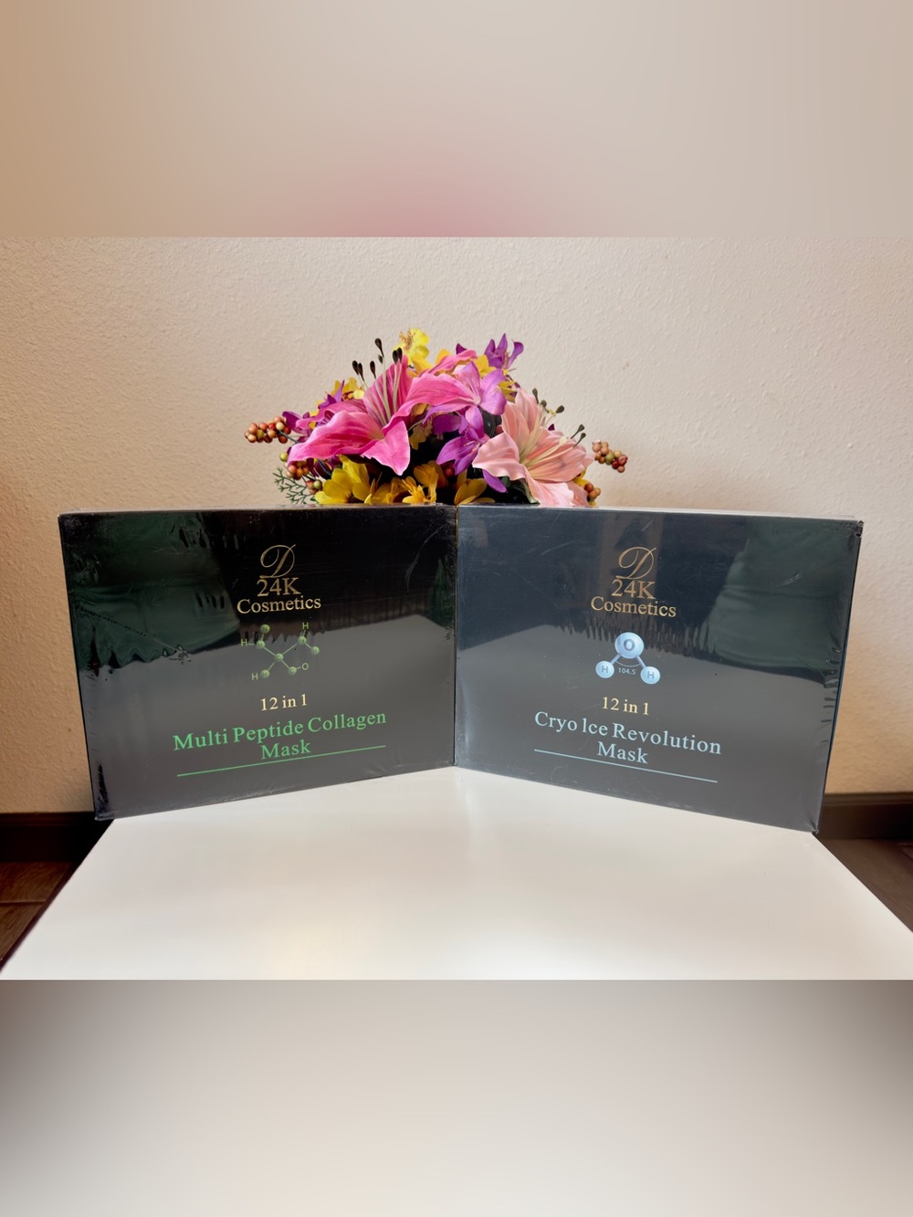 12-in-1 Multi Peptide Collagen & Cryo Ice Revolution Pad Masks Set